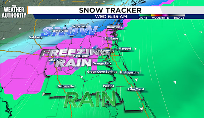 A rare winter storm will threaten North Florida and beyond with ice and snow. What you need to know