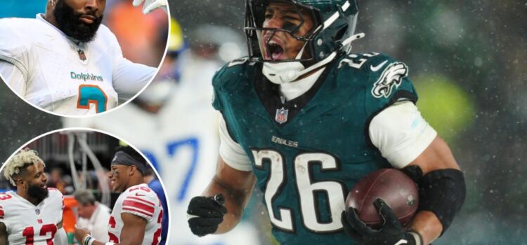 Odell Beckham Jr. praises Saquon Barkley’s Eagles playoff outing