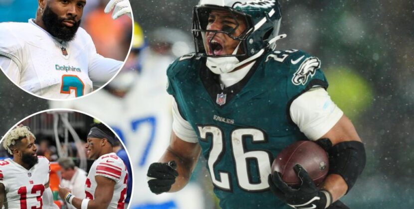 Odell Beckham Jr. praises Saquon Barkley’s Eagles playoff outing