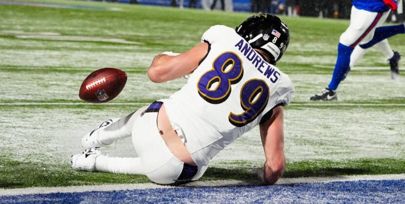 Ravens coach John Harbaugh defends Mark Andrews after drop vs. Bills: ‘We wouldn’t be here without Mark’