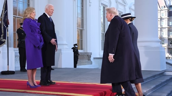 Donald Trump inauguration LIVE: Biden welcomes US President-elect at White House