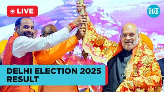 Delhi election result LIVE: Election Commission counts votes; BJP crosses majority mark of 36 in early leads