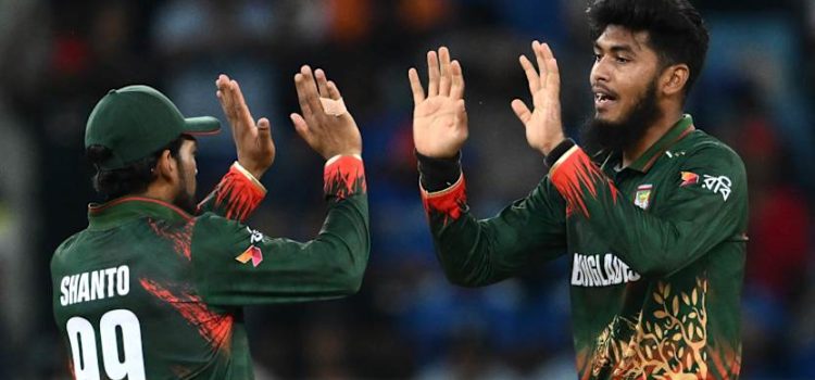 Rishad leads BAN fightback after Gill mauls fifty in India’s Champions Trophy opener