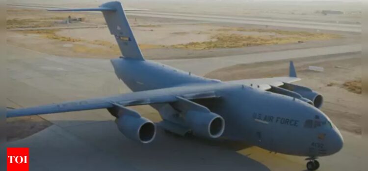 US sends back illegal Indian migrants in military aircraft | India News