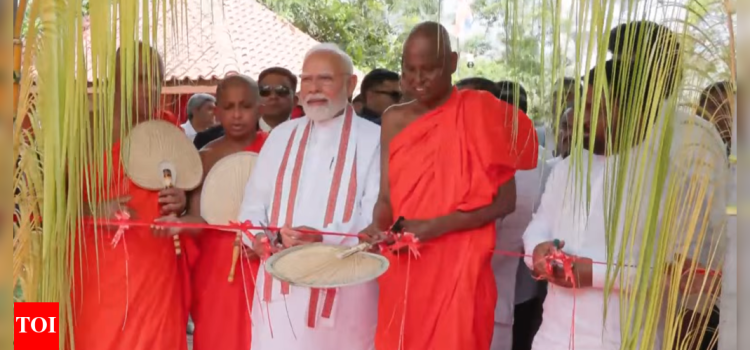 PM Modi Sri Lanka Visit Live Updates: PM Modi, Sri Lankan President Dissanayake visit Jaya Shri Mahabodhi Temple in Anuradhapura