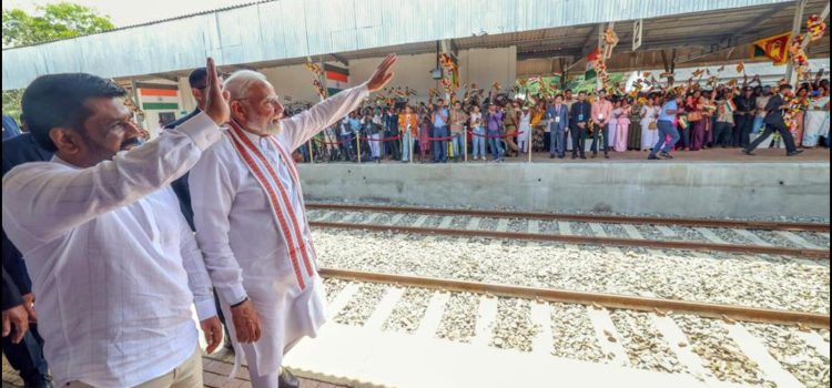Modi, Sri Lankan President launch India-backed railway projects in Anuradhapura | Latest News India