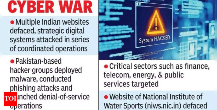 Pak hackers step up multi-phase attacks in India | Hyderabad News
