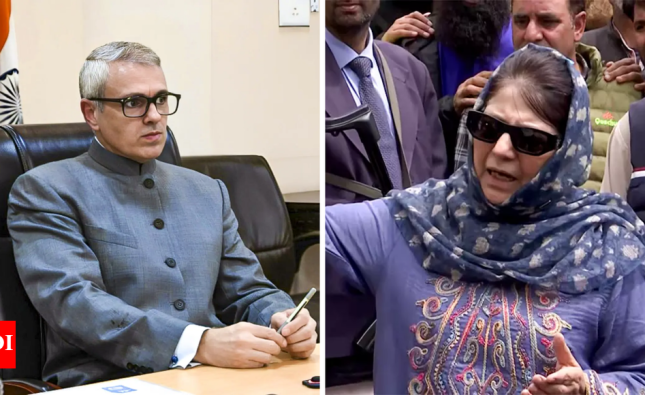 Omar, Mufti spar over ‘weaponising’ water, patriotism, pro-Pakistan tilt | India News