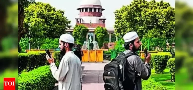 Waqf boards and Hindu endowment boards can’t be compared: Centre in SC | India News