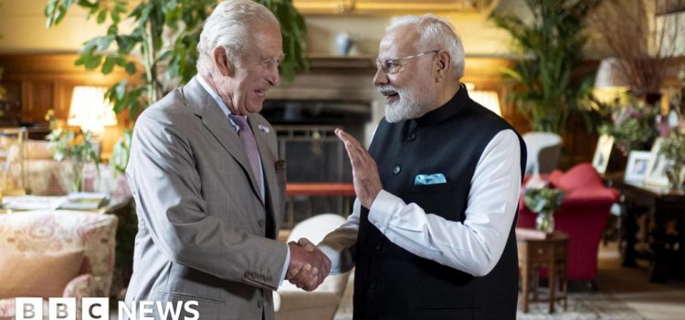 Modi meets King after agreement signed
