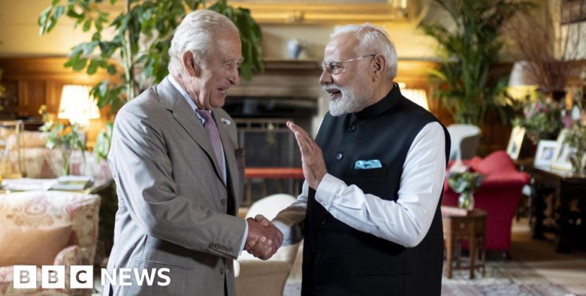 Modi meets King after agreement signed