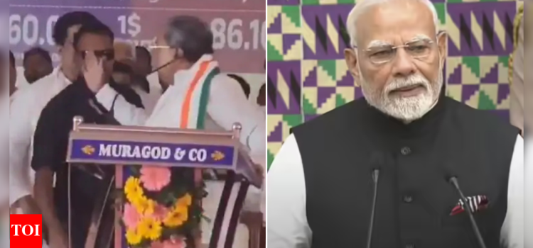 Evening news wrap: Karnataka ASP quits after Siddaramaiah’s ‘air slap’, PM Modi lauds India-Ghana ties; and more | India News