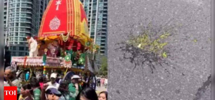 Eggs hurled at Toronto rath yatra, India lodges protest | India News