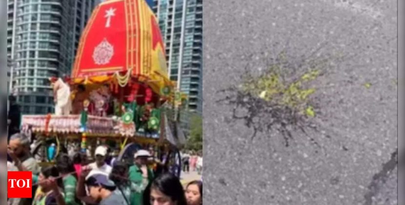 Eggs hurled at Toronto rath yatra, India lodges protest | India News