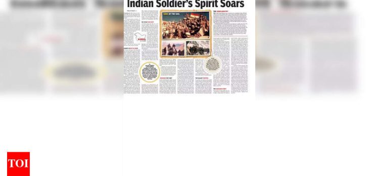 Homes to Kargil’s Breathless Heights: Indian Soldier’s Spirit Soars | Chandigarh News