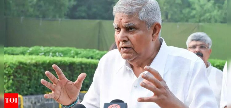 Jagdeep Dhankhar resigns as vice president, cites health concerns | India News