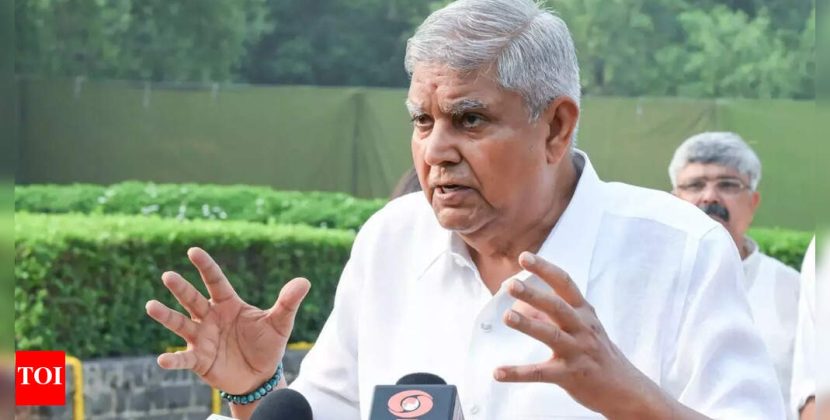 Jagdeep Dhankhar resigns as vice president, cites health concerns | India News