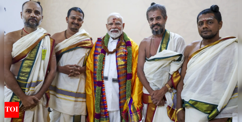 PM Modi hails Chola legacy, unveils statue plan in TN | India News