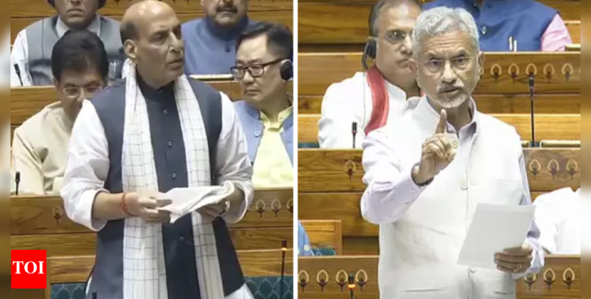 In LS, Rajnath, Jaishankar reject Trump mediation claim as Cong’s Gogoi flags it | India News