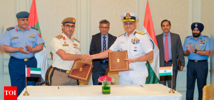 India, UAE to further enhance bilateral defence ties | India News