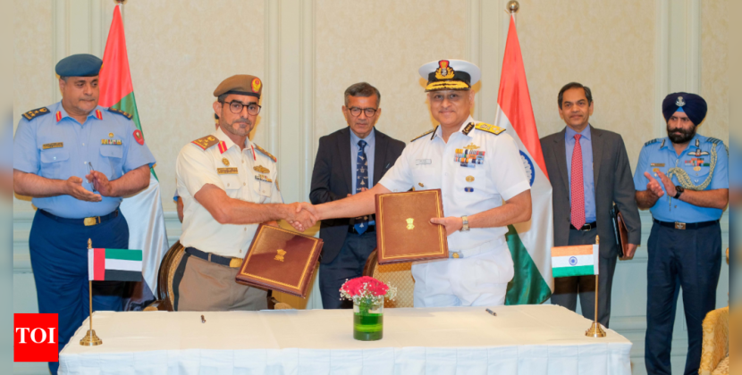 India, UAE to further enhance bilateral defence ties | India News