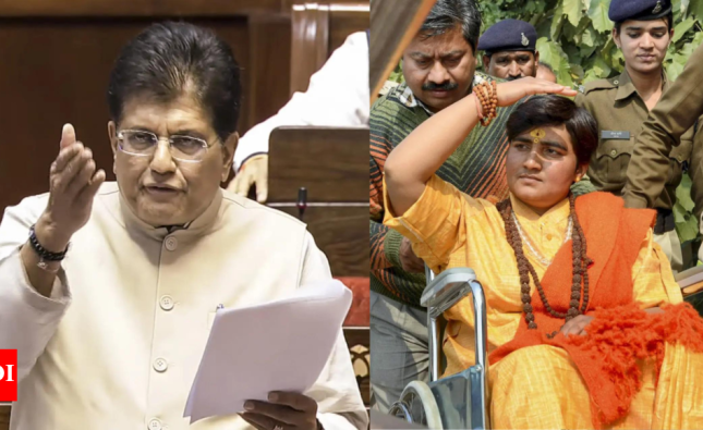 Evening news wrap: Goyal’s ‘economy’ check after Trump’s remarks; all 7 acquitted in Malegaon bomb blast case and more | India News