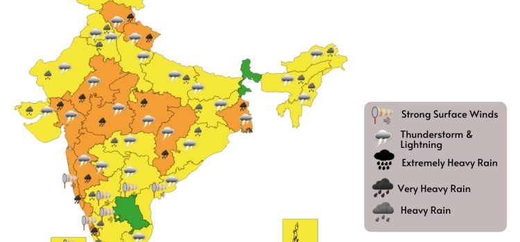 IMD forecasts heavy rainfall across India –