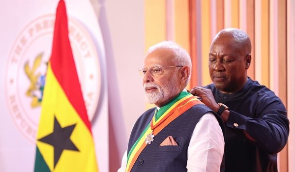 PM Modi Conferred Ghana’s Top Honour; India, Ghana Sign Four MoUs –