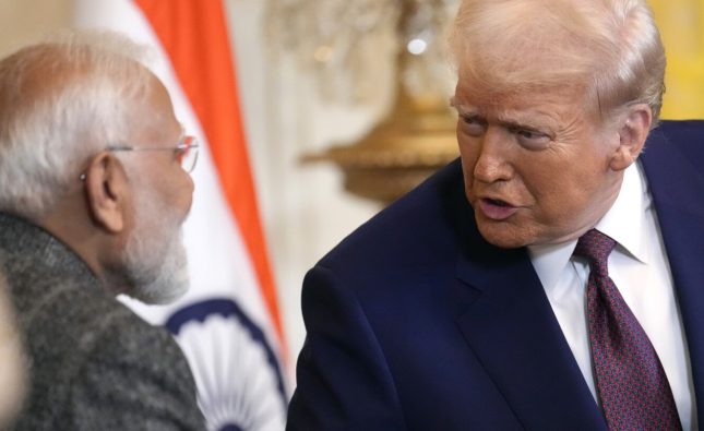 Trump announces 25% tariff on India starting Aug. 1