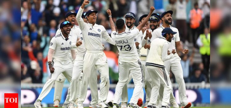 IND vs ENG 5th Test: Mohammed Siraj seals thriller as India win Oval Test by 6 runs; draw series 2-2 | Cricket News