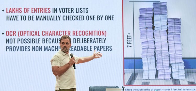 E-Voter rolls gone from EC website after Rahul Gandhi’s presser? Poll body clarifies | Latest News India